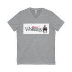 Unisex Jersey Short Sleeve V-Neck Tee