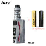 In Stock! iJOY Genie PD270 TC Box Mod With Captain S Subohm Tank 4ml 234W Dual 20700/18650 Batteries Vaporizer E-Cigarette Kit
