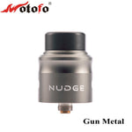 Original Wotofo Nudge RDA Tank 24mm Electronic Cigarette Rebuildable Dripping Atomizer BF pin Vaporizer fit for Nudge Box Mod