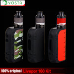 Original YOSTA livepor 160 Kit with IGVI P2 tank 4ml electronic cigarette kits vaporizer 160W livepor no 18650 battery box mod